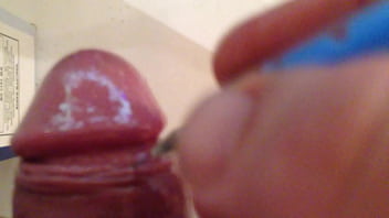 needle under fingernail