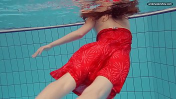 red dress lesbian porn