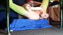 Kinky Soloboy Cums While Going From One Dildo To Another