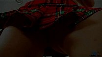 Young Abby Lexus In Her Uniform Strips And Then Fucks And Sucks Her Lovers Hard Cock
