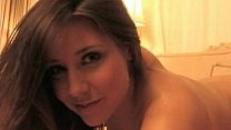 Erica Rubs Tits On Bed