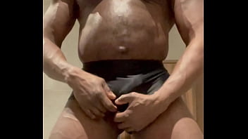 Sexy black muscle dad vibrating sex toy wank Sexy black muscle dad vibrating sex toy wank