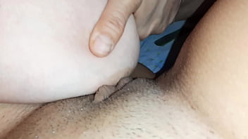 Big nipples masturbated my clit until i cum in pov
