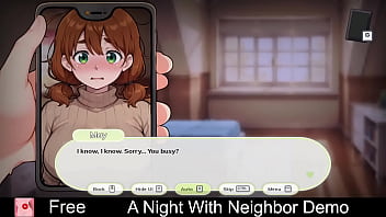 A night neighbor free steam demo game visual novel 2d adult erotic hentai nsfw romance sandbox game