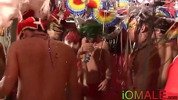 Gay latino facialized after carnival Gay latino facialized after carnival