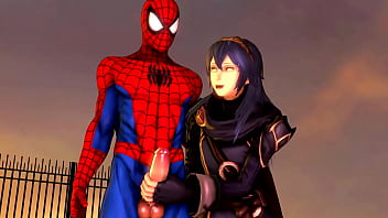 Crossover time with lucina and spider man Crossover time with lucina and spider man