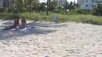 Hot teens with stranger in a beach room Hot teens with stranger in a beach room
