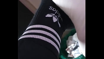 Young boy with long socks socks paradise Young boy with long socks socks paradise