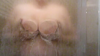 Hubby caught me in the shower Hubby caught me in the shower