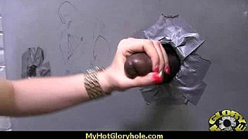Ebony teen shows off her blowjob skills at gloryhole 29 Ebony teen shows off her blowjob skills at gloryhole 29