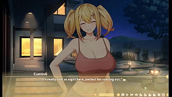 Summer clover harem hentai game ep 6 the big blonde step sister rides my giant cock at night Summer clover harem hentai game ep 6 the big blonde step sister rides my giant cock at night