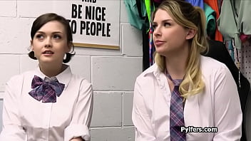 Shy coeds tasting officers horny dick in the backroom Shy coeds tasting officers horny dick in the backroom