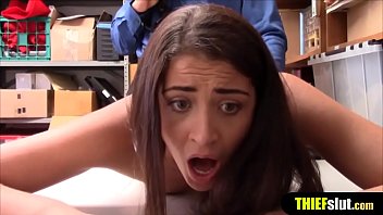 Cute thief gets a punishement fuck Cute thief gets a punishement fuck
