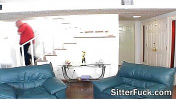 Teen girl doing more than babysitting Teen girl doing more than babysitting