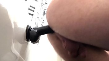College bubble butt rides 8 in black dildo College bubble butt rides 8 in black dildo