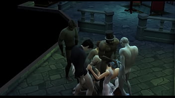 Vampire gangbang in secret lair Vampire gangbang in secret lair