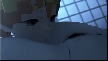 A demon hunter and a demoness secretly have fun with each other at night