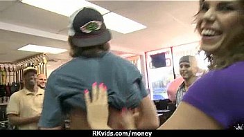 Amateur girl accepts cash for sex from stranger 20 Amateur girl accepts cash for sex from stranger 20
