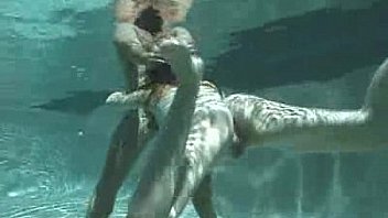 Underwater blowjob