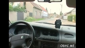 Busty teen rides old wang