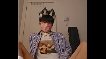 Asian gay twink femboy swallows his cum Asian gay twink femboy swallows his cum