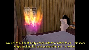 A step mom and son in a 3d virtual world A step mom and son in a 3d virtual world