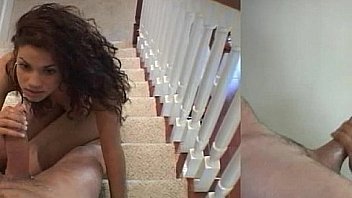Stunning latina gives amazing handjob and blowjob Stunning latina gives amazing handjob and blowjob