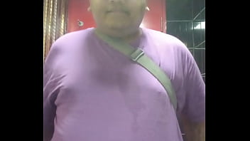 Brij fat cock outside toilet peeing Brij fat cock outside toilet peeing