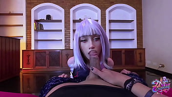 Zne cosplay lucy from edgerunners ft amberzinha & qrozne free scene