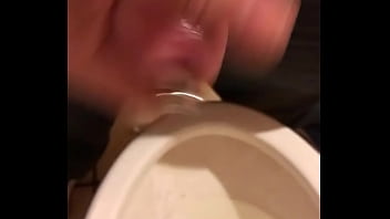 Peeing for my lube to cum Peeing for my lube to cum