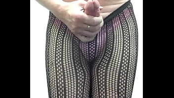 Denied sissy edges in fishnets and panties Denied sissy edges in fishnets and panties