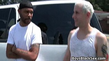 Black gay dude fuck white skinny twink hard in his tight ass 07 Black gay dude fuck white skinny twink hard in his tight ass 07