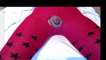 Love to cum wearing girly things this time my pink legging with stars Love to cum wearing girly things this time my pink legging with stars