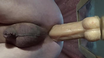 Amateur gay takes a big dildo balls deep Amateur gay takes a big dildo balls deep