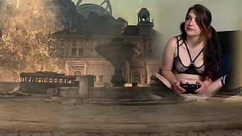 Lovense connected gaming sexy bimbo plays bayonetta episode 5