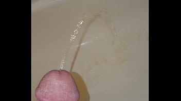 Pissing from another erection into my shower Pissing from another erection into my shower