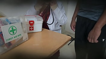 Doctor checking patients small dick Doctor checking patients small dick