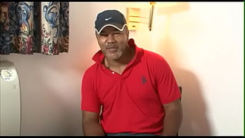 Experienced man takes care of his big cock at porn audition Experienced man takes care of his big cock at porn audition