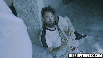 Creep offers homeless man a shower then fucks him