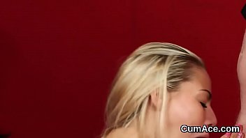 Unusual idol gets sperm shot on her face swallowing all the spunk Unusual idol gets sperm shot on her face swallowing all the spunk
