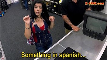 Hot busty latina sells her old tv and fucked at the pawnshop Hot busty latina sells her old tv and fucked at the pawnshop