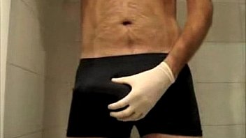 Uncut hunk on latex Uncut hunk on latex