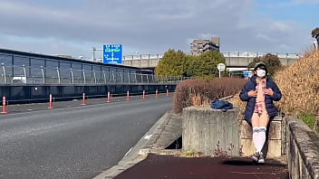 女装まゆの露出大股開き 女装まゆの露出大股開き
