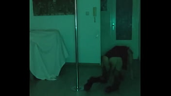 Amateur opens the bar dances and strips naked while people watch her Amateur opens the bar dances and strips naked while people watch her