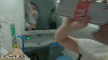 Two straight lads on a london train fuck without a condom in the bathroom Two straight lads on a london train fuck without a condom in the bathroom