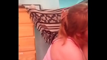 Chupándola un rato cuando chateamos en vivo