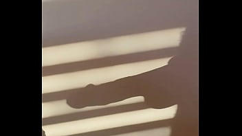 It's winter and the morning sun is low on the horizon pervy papifachero got up to get some more coffee and noticed some