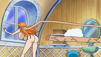 Luffy fucks nami's asshole Luffy fucks nami's asshole