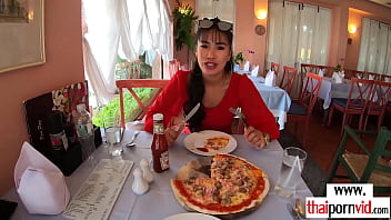 Dude feeding a big boobed asian sluts hungry pussy Dude feeding a big boobed asian sluts hungry pussy