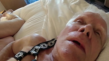 Horny grandpa receives head for a change Horny grandpa receives head for a change